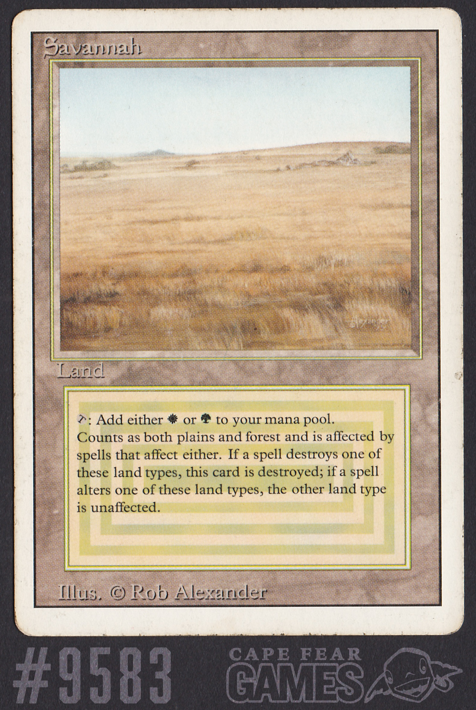 Savannah - #9583, Heavy Play, English, Revised Edition - Picture 1 of 1