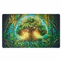 ARCANE FORTRESS: STAINED GLASS: MYTHICAL FOREST STANDARD PLAYMAT