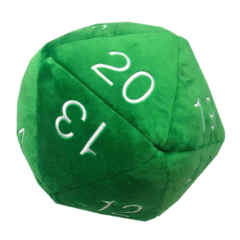ULTRA PRO: PLUSH DICE - JUMBO D20 GREEN