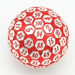 45MM METAL D100 - RED & SILVER