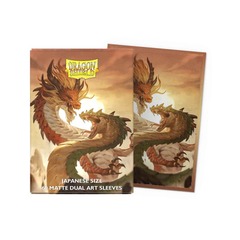 DRAGON SHIELD SLEEVES: DUAL MATTE ART JAPANESE: CHINESE NEW YEAR 2025: YEAR OF THE WOOD SNAKE