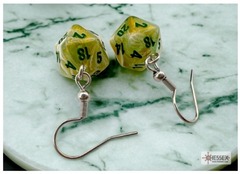 CHX54203 Chessex Manufacturing Hook Earrings Green