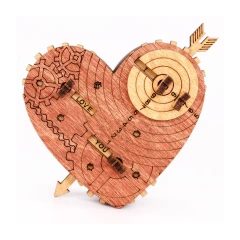 Tin Woodman's Heart. A mechanical box with a code lock