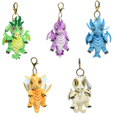 Dungeons & Dragons 3 in Plush Charms: Gem Wyrmling 50th Anniversary Display by Kidrobot