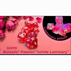 7CT LAB DICE (SERIES 9): BOREALIS PASSION WITH WHITE - CHX30070