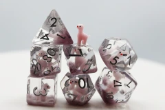 Pink Alpaca RPG Dice Set