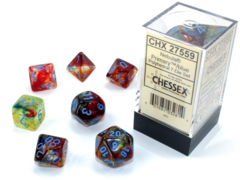 7ct Polyhedral Set - Nebula Luminary Primary/blue - CHX27559