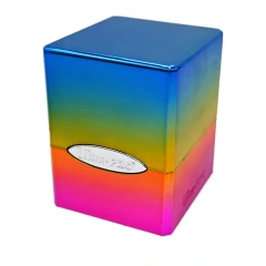 Ultra Pro Deck Box: Rainbow Satin Cube