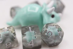 Baby Triceratops RPG Dice Set