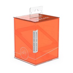 DECK CASE 100+ BOULDER: CLEAR POPPY TOPAZ
