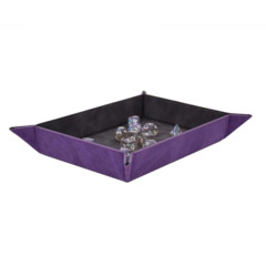 Ultra Pro: Suede Collection Foldable Dice Tray - Amethyst