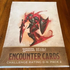 DUNGEONS AND DRAGONS: ENCOUNTER CARDS: CHALLENGE RATING 0-6 (PACK 2)