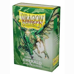 Dragon Shield Sleeves Japanese 60 Matte Emerald