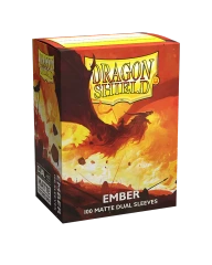 Dragon Shield: Dual Matte - Ember 100ct