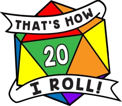 That's How I Roll Pride Pin - Rainbow