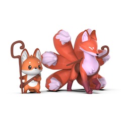 Casting Shadows: Vinyl Figure Set - Kit Gale & Kit the Turbulent