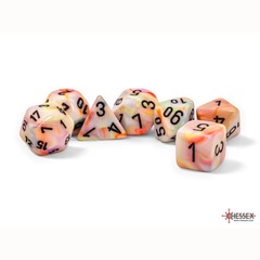 7CT MEGA-HEDRAL DICE SET: FESTIVE CIRCUS WITH BLACK 22442