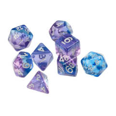 7CT SEMI-TRANSLUCENT POLY DICE SET - VIOLET BETTA