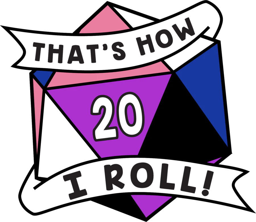Thats How I Roll Pride Pin - Genderfluid