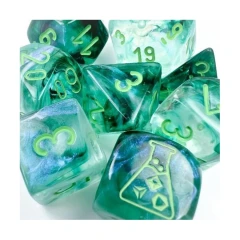 CHX 30054 - Borealis Kelp/Light Green Polyhedral 7-Die Set