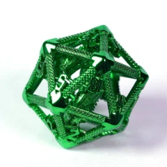 Hollow Dragon Keep D20 - Green