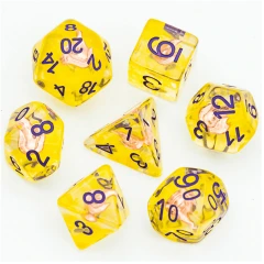Sorcerer's Flame Class RPG Dice Set