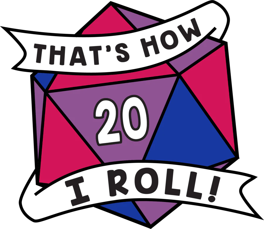 Thats How I Roll Pride Pin - Bisexual
