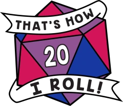 That's How I Roll Pride Pin - Bisexual