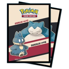 Snorlax and Munchlax Standard Deck Protector Sleeves (65ct) for Pokémon