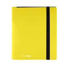 Ultra Pro - 4-Pocket Eclipse Lemon Yellow PRO-Binder