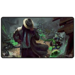 ULTRA PRO: MAGIC THE GATHERING: UNIVERSES BEYOND: FALLOUT: BLACK STITCHED PLAYMAT X