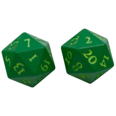 Vivid Heavy Metal Dice-Green