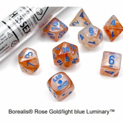 7CT LAB DICE (SERIES 5): BOREALIS (LUMINARY) ROSE GOLD / LIGHT BLUE - CHX30045