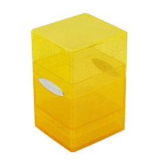 Ultra Pro: Glitter Satin Tower Deck Box - Yellow