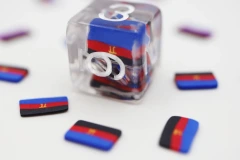 POLYAMOROUS FLAG RPG DICE SET
