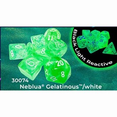 7CT LAB DICE (SERIES 9): NEBULA GELATINOUS WITH WHITE - CHX30074