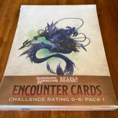 DUNGEONS AND DRAGONS: ENCOUNTER CARDS: CHALLENGE RATING 0-6 (PACK 1)
