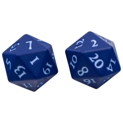 Vivid Heavy Metal Dice-Blue