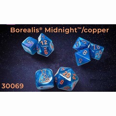 7CT LAB DICE (SERIES 9): BOREALIS MIDNIGHT WITH COPPER - CHX30069