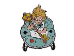 Alice's Adventures in Diceland: Alice - Enamel Pin