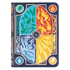 LYNX ACCESSORIES: FAUX-LEATHER ELEMENTAL TRADING CARD 9-POCKET BINDER