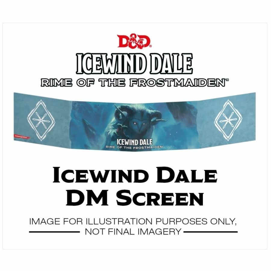 DUNGEONS AND DRAGONS: ICEWIND DALE RIME OF THE FROSTMAIDEN DUNGEON MASTER SCREEN