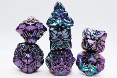 OTHERWORLDLY FLOWER - HOLLOW METAL RPG DICE SET