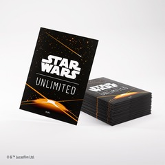 Star Wars: Unlimited Premium Art Sleeve Card Back Orange