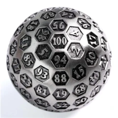45MM METAL D100 - INSCRIBED SILVER