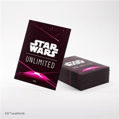 Star Wars: Unlimited Premium Art Sleeve Card Back Magenta