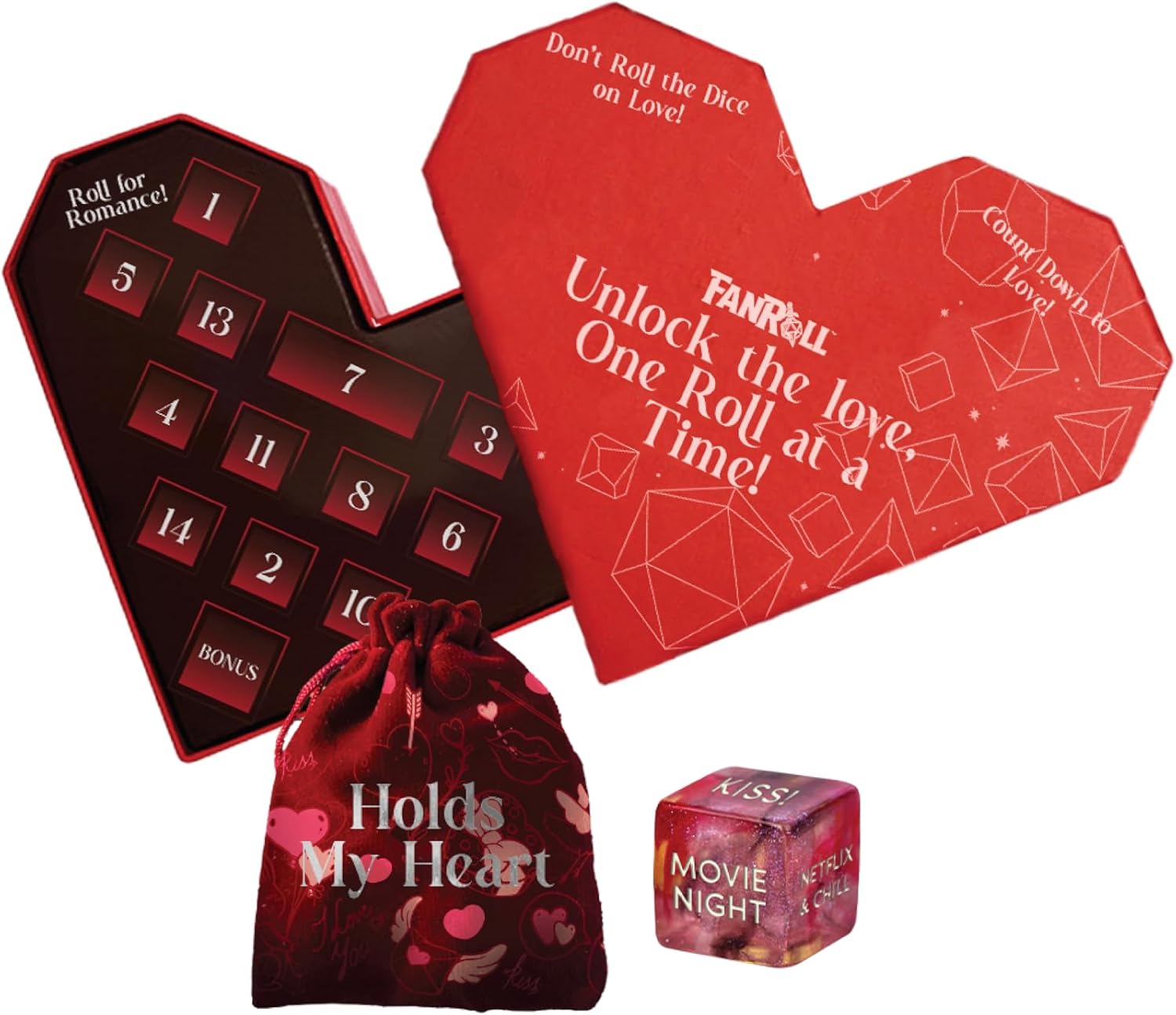 D&D Dice Valentines Day Advent Calendar