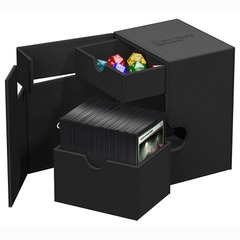 DECK CASE 133+ FLIP'N'TRAY: MONOCOLOR Black