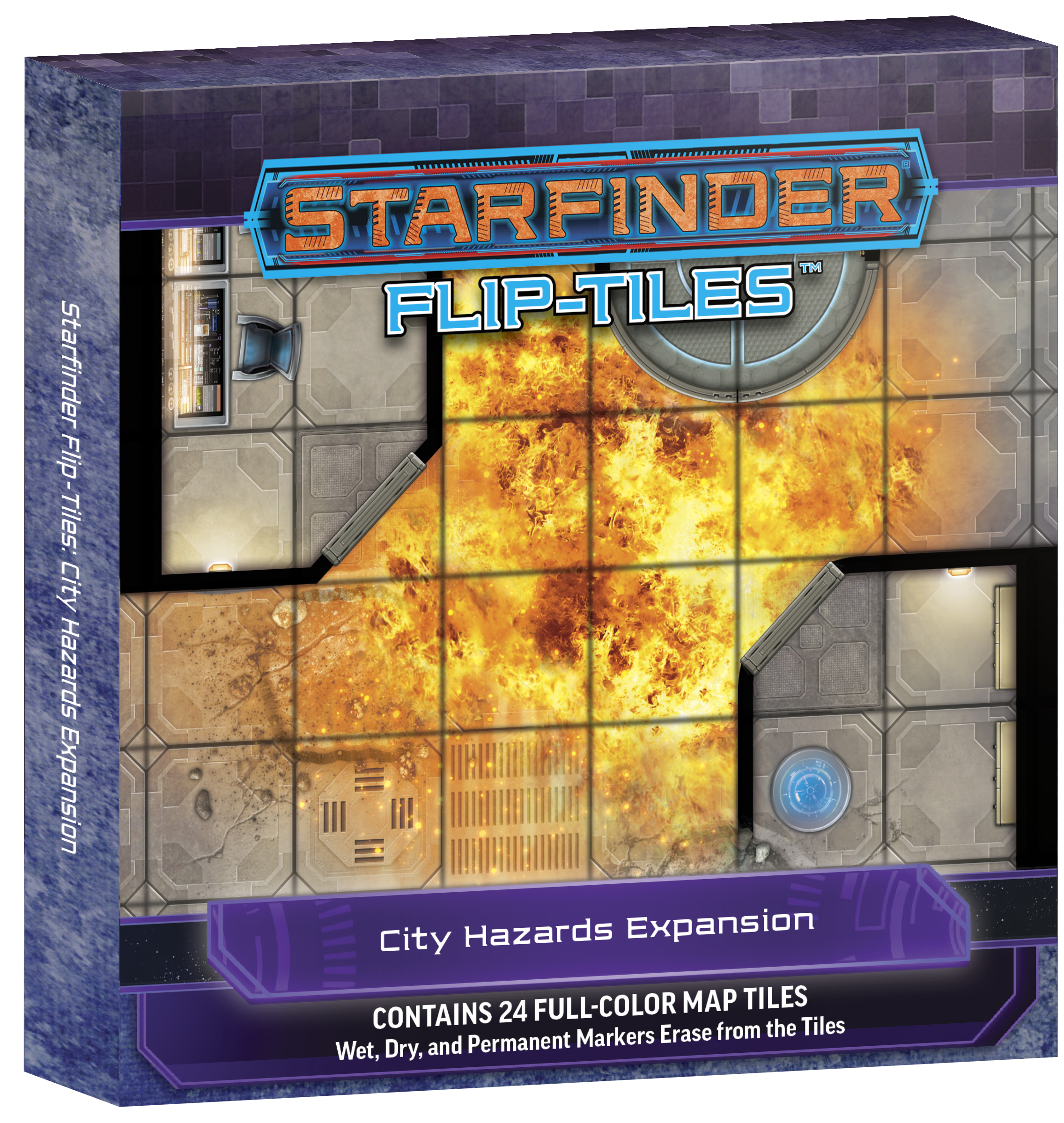 Starfinder Flip-Tiles: City Hazards Expansion