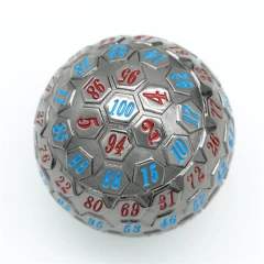 45MM METAL D100 - BLACK METAL W/ RED & BLUE